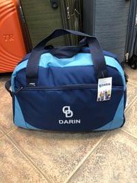 Пътна чанта Darin, двуцветна, с презрамка и... - 1