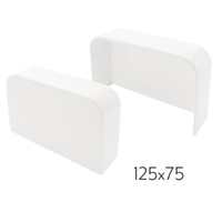 Краен капак за РVС канал 125X75 mm - 1