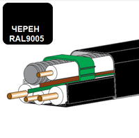 PVC канал 70Х55 mm ЧЕРЕН - 1