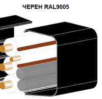 PVC канал 70Х55 mm ЧЕРЕН - 3