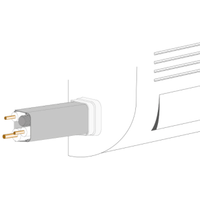 Преход към климатик за РVС канал 65X50 mm - 5