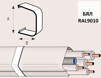 Преход към климатик за РVС канал 65X50 mm - 1