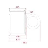 Свободностояща пералня TEKA WMK 40840 WH - 3