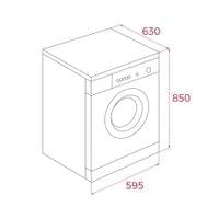 Пералня със сушилня TEKA WDK 81050 WH - 2