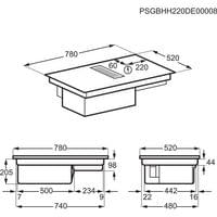 Комбиниран плот с абсорбатор AEG CCE84543FB - 5