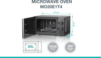 Микровълнова фурна Gorenje MO20E1T4 - 4