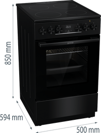 Готварска печка Gorenje GEC5C40BG - 3