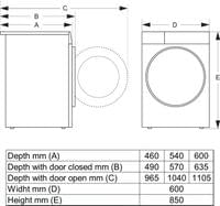Пералня Gorenje WG894A1P1 - 8 Пералня Gorenje WG894A1P1 - 8