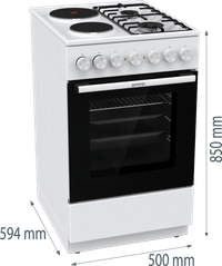 Готварска печка Gorenje GK5B42WF - 4
