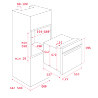 Фурна за вглаждане Teka HRB 6400 ВАНИЛИЯ / МЕСИНГ - 6