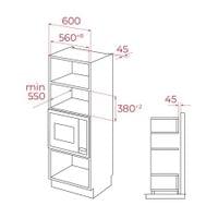 Микровълнова фурна за вграждане TEKA MLEG 820 FI FullBlack - 4
