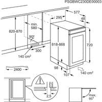 Виноохладител за вграждане Electrolux EWUS018B7B - 4