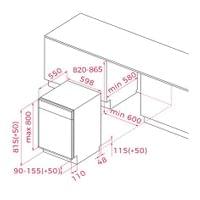 Съдомиялна за вграждане TEKA DFI 46960 - 5