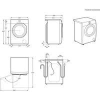 Пералня със сушилня AEG LWR85066OE - 5