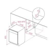 Съдомиялна за вграждане TEKA DFI 74860 - 5