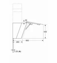 Стенен абсорбатор BOSCH DWK81AN60 - 8
