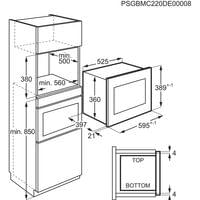 Микровълнова за вграждане AEG OMB6G261TT - 3