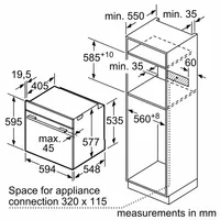 Комбинирана микровълнова фурна Bosch HMG778NB1 - 5 Комбинирана микровълнова фурна Bosch HMG778NB1 - 5