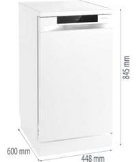 Свободностояща съдомиялна Gorenje G400 GS543D15W - 3 Свободностояща съдомиялна Gorenje G400 GS543D15W - 3