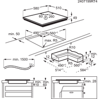 Индукционен плот AEG TO64IA0AIT - 3