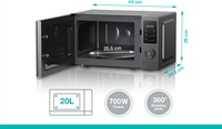 Микровълнова фурна Gorenje MO20A3T4 - 3