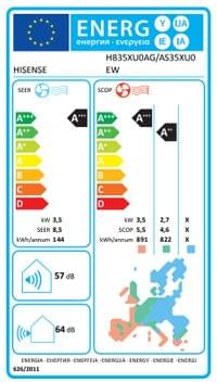 Hisense Uni HB White HB35XU0AG_AS35XU0EW 12000BTU - 9 Hisense Uni HB White HB35XU0AG_AS35XU0EW 12000BTU - 9