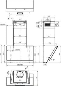 Стенен тип абсорбатор Gorenje WHI649EXGW - 3