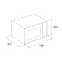 Микровълнова фурна TEKA HMWE FS23 GC BK - 5