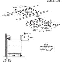 Индукционен плот с абсорбатор AEG TT84CB00CB - 4