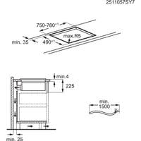 Индукционен плот с абсорбатор AEG TT84CB00CB - 5