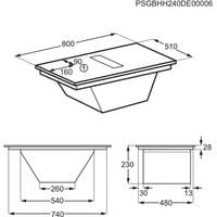 Индукционен плот с абсорбатор AEG TT84CB00CB - 6