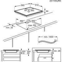 Индукционен плот Electrolux EIS62453IT - 3 Индукционен плот Electrolux EIS62453IT - 3