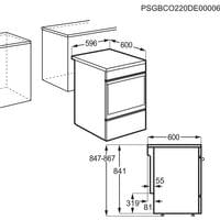 Готварска печка AEG CIB6643BBM - 4 Готварска печка AEG CIB6643BBM - 4
