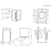 Пералня със сушилня за вграждане AEG L7WBE68SI - 3
