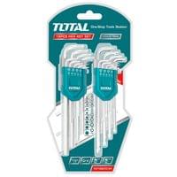 Комплект Г-образни ключове TOTAL Industrial Ex-Long, CrV,... - 1