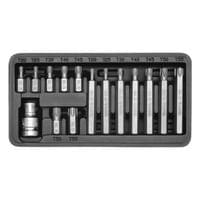 Комплект битове и бит държач YATO, TORX, 15 части - 1