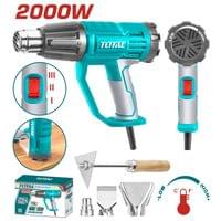 Пистолет за горещ въздух TOTAL INDUSTRIAL, 2000 W,... - 1