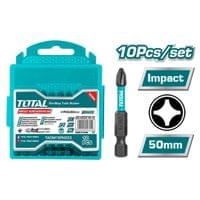 Комплект битове TOTAL Industrial, Impact, PH2 x 50 мм, 10... - 1