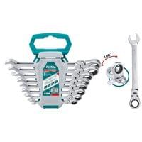 Комплект ключове с гъвкава тресчотка TOTAL Industrial, SW... - 1