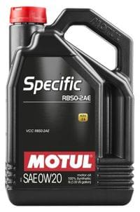 Моторно (двигателно) масло MOTUL SPECIFIC RBS0-2AE 0W20 5L - 1 Моторно (двигателно) масло MOTUL SPECIFIC RBS0-2AE 0W20 5L - 1