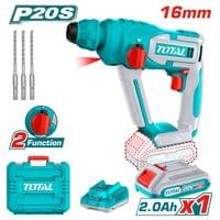 Акумулаторен перфоратор TOTAL SDS+, 20 V, 1 x 2.0 Ah - 1