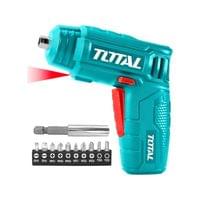 Акумулаторна отвертка TOTAL + аксесоари, 1/4&amp;quot;, 4 V, 4 Nm - 1