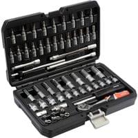 Комплект инструменти YATO, CrV, 1/4", 56 части - 2