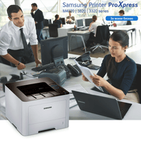 Черно-бял лазерен принтер Samsung ProXpress SL-M3820ND за... - 2