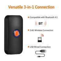 Мини Wireless Bluetooth 1D 2D QR баркод скенер - 2 Мини Wireless Bluetooth 1D 2D QR баркод скенер - 2