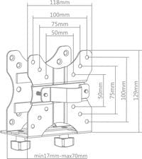 Универсална стойка за мини компютър ICY BOX IB-MSA102-VM - 5