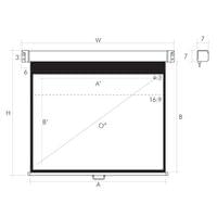 Прожекционен екран Ligra Cineroll 203x161 cm - 2