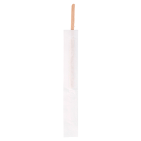 Дървена бъркалка в индивидуална опаковка