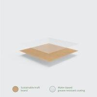 Картонена кутия за салата 1000 ml - 2