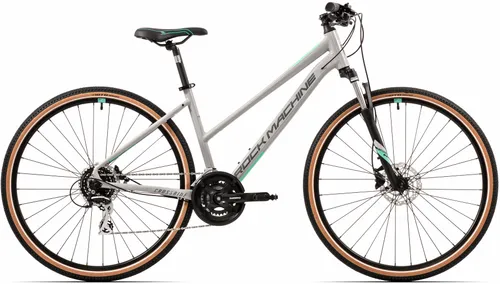 Велосипед Rock Machine Crossride 300 Easy Entry Gloss Grey - 1